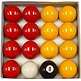 Homegames Pool Table Balls Pub RED & YELLOW 2" UK Competition Set