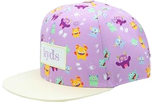 kyds® Snapback Cap Baseball Cap Kinder und Kleinkinder, Coole Baseball Cappy für Jungen und Mädchen von 1-12 Jahren, Kappe in 3 Größen erhältlich, Verstellbarer Verschluss, nachhaltige Kinder Mütze
