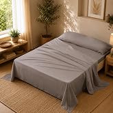 Bed Sheets 90 x 190 cm - 3 Piece Sheet Set - 100% Soft and Breathable Microfiber - Fitted Sheet, Top Sheet and Pillowcase - L