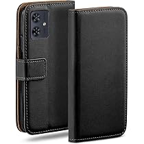 Moex Book Case Für Motorola Moto G7 – Klapphülle Mit Kartenfach & 360° Schutz (PU Leder, Schwarz)