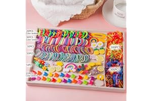 CISMARK 786-teiliges Geschenkset Haar-Accessoires Baby Kleine Mädchen Haarspangen Schleifen Krawatten Kleinkinder Haarspangen Haarnadeln Set Kopf Ornamente