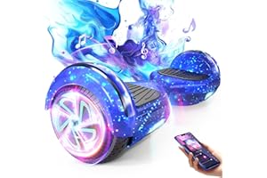 SISIGAD 6.5 Pouce Hoverboards électrique Auto-équilibré Bluetooth Intégré pour Enfants