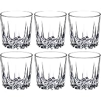 KADAX Trinkgläser aus hochwertigem Glas, 6er Set, Wassergläser, dickwandige Saftgläser, geriffelte Gläser für Wasser…