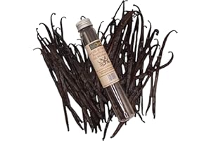 Vanille Bourbon de Madagascar BIORO – 10 Gousses Extra 16–18 cm – Arôme Naturel Intense – Qualité Gourmet – Idéal pour Desserts, Glaces, Extraits et Recettes Maison