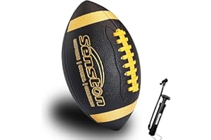 ‎SENSTON Senston American Football Size 9, Strapazierfähiges Komposit-Leder Football Ball, Sanfte Berührung