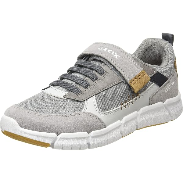Geox J Android B Kids' Light-Up Sneakers - Breathable, Waterproof, With Flashing Lights For Active Children 3+ Years