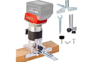IRONFIST Cordless Trimmer Router Multiple Function Brushelss 1/4" Bit Collet, Max Speed 30000rpm for Wood Working Slotting, Trimming Compatible with Milwaukee M18 Battery (NO Battery)