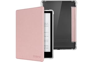 CoBak Custodia per 6,8" Kindle Paperwhite - Nuovissima Smart Cover con funzione Auto Sleep Wake per Kindle Paperwhite Signature Edition e 11a generazione 2021 (Modello n. M2L3EK/M2L4EK), Oro rosa