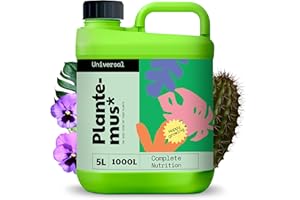 PLANTEMUS* PLANTEMUS Engrais Universel Liquide pour Plantes d'Intérieur et d'Extérieur, Fleurs, Arbres, Arbustes, Fertilisant Nutritionnel de Qualité Professionnelle, 5 L