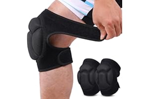 PLIKSUVER Knieschoner Garten Knieschützer Schwamm Rutschfest Volleyball Knieschoner Garten Kniekissen für Gartenarbeit, Reinigung, Bodenbeläge, Volleyball, Tanzen (1 Paar)