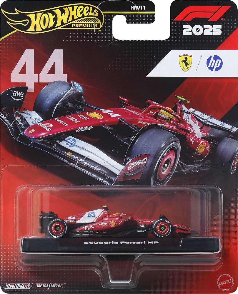 Hot Wheels F1 Ferrari Hamilton 1:64 ölçekli, JKD86