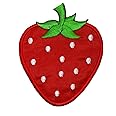 Cute Red Strawberry DIY Applique Embroidered Sew Iron on Patch STB-002