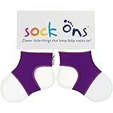 Sock Ons Keep Baby Infant Socks On White 6-12 Months