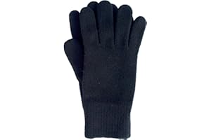 Foster-Natur, Guantes de lana para hombre (100% lana merino)