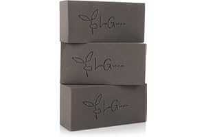 LaGreen Schiuma Floreale, Set da 3 - Schiuma Floreale per Fiori freschi, Fiori secchi, composizioni Floreali e corone dell'Avvento - 20 x 10 x 7 cm (Grigio)