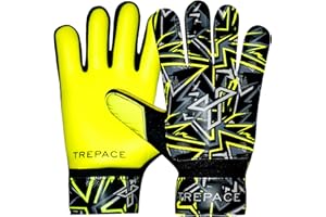 Trepace Sports Football Goalkeeper Gloves For Boys Kids Youth Children Soccer Goalie Goalkeeping Glove with Grip Palms
