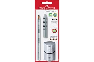 FABER-CASTELL 111996 Pennset, Silver, 3 delar