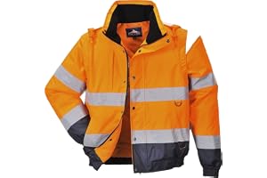 Portwest C468 HI-Vis 2-i-1 Jacka Hög Synlighet Reflekterande Smutsavvisande
