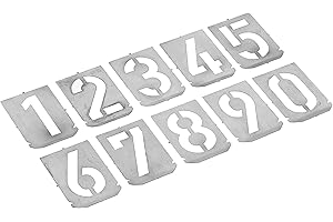 Gravurem signierschablonen à hauteur des lettres et des chiffres obtenus, 7000600Z 60 mm