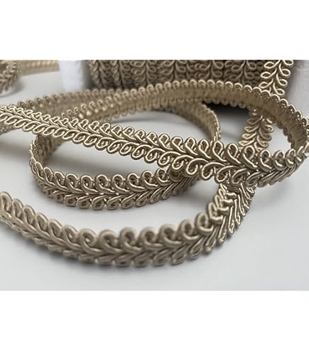 QUARKZMAN 2Pcs Passamaneria A Treccia Gimp, 13 Iarde X - Foto 9