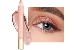 Oulac Sombra de Ojos en Barra Waterproof|Sombra de Ojos Altamente Pigmentada|Larga Duración y Suave|Acabado Brillante|Maquillaje Para Ojos Sin Arrugas|Vegan&Cruelty-Free|Nude 3.8g (11)