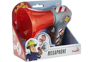 Simba - Sam Le Pompier - Mégaphone Electronique - Jouet Pompier Enfant - Amplifie et Transforme la Voix - Dès 3 Ans - 109258699002