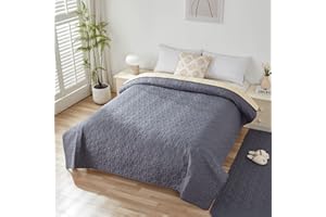 Taiyang Funda para sofá 100% Impermeable para Perros, Funda para Cama de Perro, Protector de Muebles de café para niños, Perro, Gato (Gris, 208-208 cm)
