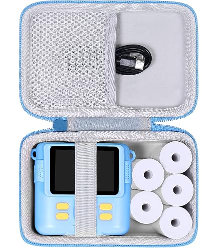 5 Rouleaux Papier Thermique GREENKINDER Pour Appareil Photo Enfant | 2.16x1.1 Pouces, Noir Et Blanc