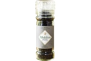 Maldon Smerigliatrice ricaricabile di pepe nero intero 6x50g