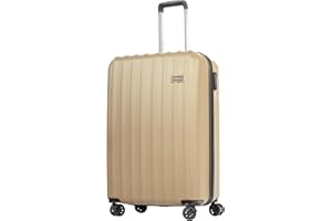 HANSEKOFFER Hartschalenkoffer - Klein - Handgepäckkoffer - Größe M 37x55x22cm 42 Liter – 360° Doppelrollen – Teleskopgriff – stabil – leicht – inkl. digitaler Kofferwaage – 9 Farben