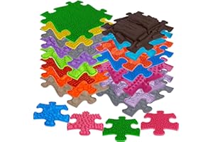 Muffik Orthopaedic Sensomotor Mats XXL Set of 19 Elements for Tactile Perception