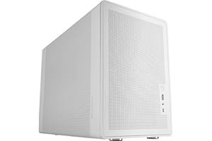 Mars Gaming MC-XPRO, Caja MicroATX Ultracompacta, Diseño Paneles Mesh, Ventilador Trasero 120mm, Tecnología de Refrigeración Mesh 360°, Compatibilidad Dual de PSU ATX y SFX, Minitorre PC USB-C, Blanco