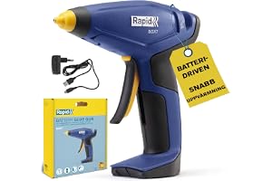 Rapid BGX7 Sladdlös Limpistol 7 mm – Snabb uppvärmning på 20 sekunder, uppladdningsbar via USB med 30 minuters driftstid. Per