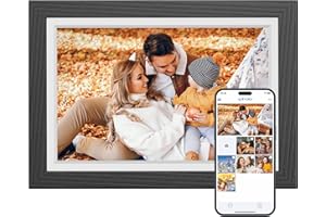 Dragon Touch Digital Picture Frame WiFi 10 inch IPS Touch Screen Digital Photo Frame Display, 32GB Storage, Auto-Rotate, Share Photos via App, Email, Cloud, Classic 10 Black