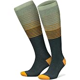 GoWith Erkek ve Kadın İ&ccedil;in Renkli Bambu (15-20 mm Hg) Basın&ccedil;lı U&ccedil;uş Seyahat &Ccedil;orabı 3590