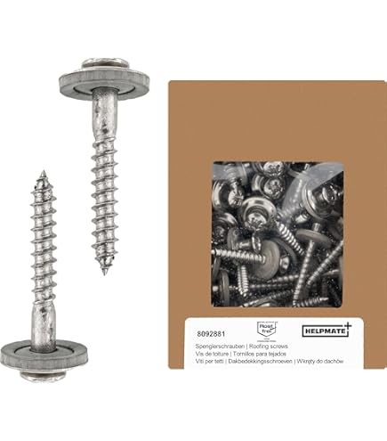 Vite Per Lattoniere 4.5x 25 TX20 Inox A2 Testa Rivestita Ral7016 Antracite - Foto 11