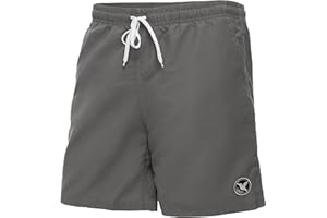 Ladeheid Short de Bain Homme, Séchage Rapide avec Filet Intérieur, Maillot de Bain Homme Piscine, Poches Latérales et Arrière, Ceinture Élastique avec Cordon Ajustable LA40-129
