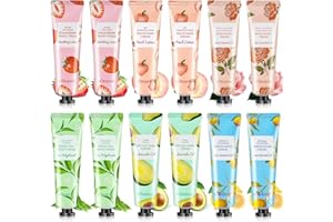 SACEMONTIC Mano Crema 12 Cremas para Manos, Mini Set Crema de Manos Hidratante Mujer Regalo