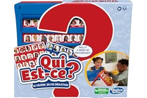 Hasbro Gaming Qui est-ce ? Jeu de Société, Célèbre Activité de Déduction pour Enfants, pour 2 Joueurs, à Partir de 6 Ans