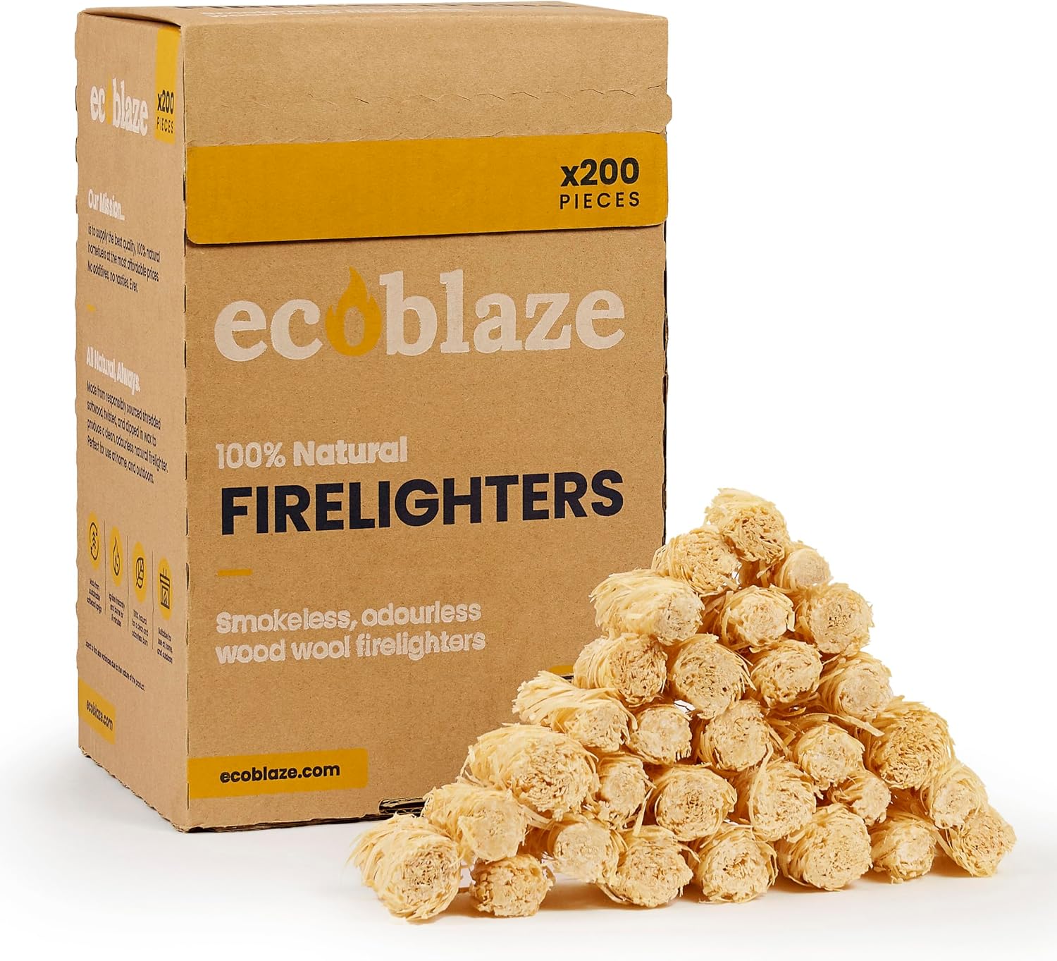 Conseils d'Installation & Prise en Main du 200 Firelighters - Ecoblaze Natural Firelight