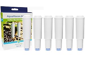 AQUAHOUSE 6x AH-CJW compatibile acqua-cartuccia per caffè completamente automatiche di Jura White