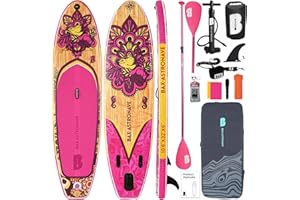 BAX ASTRONAVE Sup Gonfiabile 10.6ft| Tavola Da Surf Gonfiabile Stabile Da 6 Pollici Di Spessore Per Adulti Con Accessori Tavola Sup Durevoli