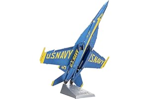 Metal Earth Fascinations Premium Series Blue Angels F/A-18 Super Hornet 3D Metal Model Kit