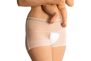 Mrs. Mum Wochenbett Unterwäsche I DERMATEST: SEHR GUT I Made in EU I Öko-Tex I 8er Set Wöchnerinnen Slips zur Fixierung von Wochenbett Binden nach Geburt I Netzhosen Wochenbett, Schwangerschaft