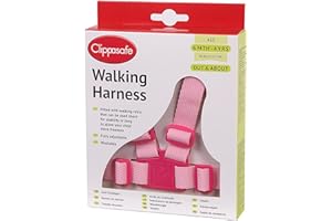 Clippasafe Walking Harness and Reins (Pink)