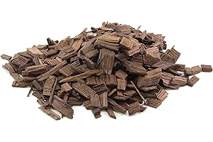 ALCOFERMBREW Eichenholzchips Amerikanisch (Hight Toasted) 20g - Amerikanische Eichenholzchips | Eichenholzspäne | Räucherholz | Eichenholz Chips | Holzspäne | Holzfässer