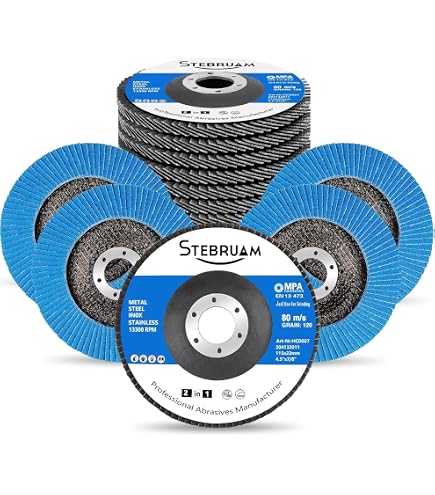 SBS Fächerschleifscheiben 115mm Korn 120 - 10 Stü Produktbild-Vorschau 7