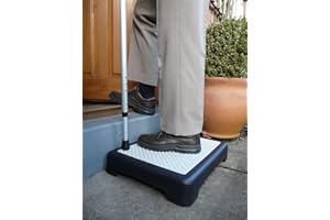 E FAST CE4 E-Fast Outdoor Half Step Anti Slip Door Step Mobility Disability Elderly Walking Aid Outdoor Step Platform, Half Step for Disabled, Half Step for Elderly