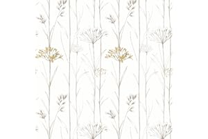 xupingjiti Papel pintado autoadhesivo con flores, hojas de acuarela y flores, papel de pared, lámina autoadhesiva, vintage, lámina decorativa para muebles, lámina adhesiva de vinilo de PVC