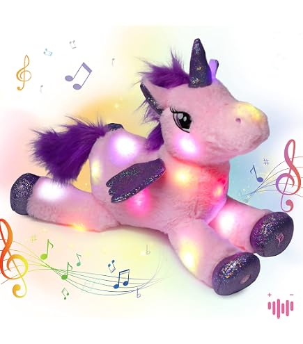 Licorne Parlante Interactive 24cm - Répète Et Marche - Jouet Éducatif Pour Enfant - Cadeau